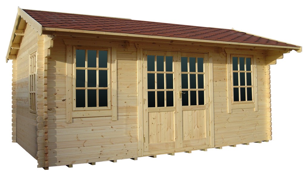 18ft x 18ft Wide Dalton Log Cabin
