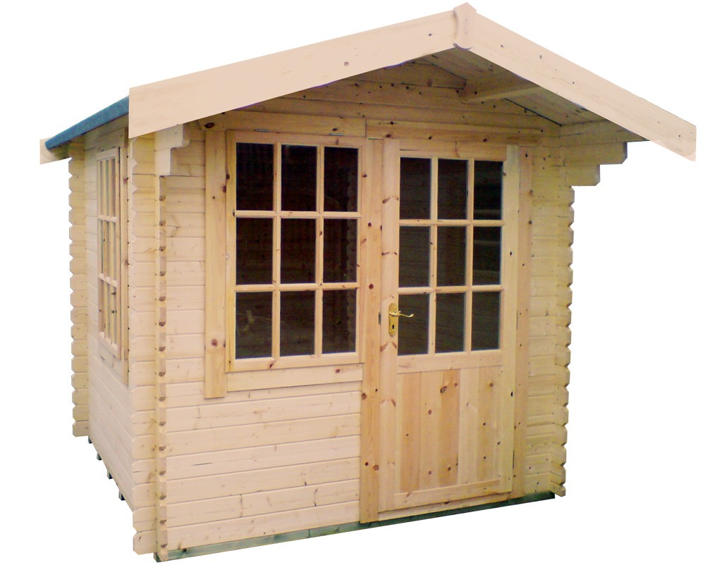 8ft x 8ft Wide Carrington Log Cabin