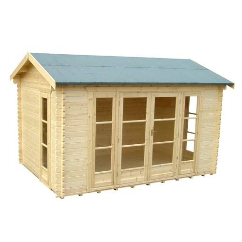 12ft x 10ft Wide Bamber Log Cabin