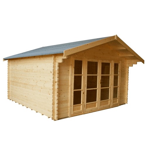 8ft x 12ft Wide Balmoral Log Cabin