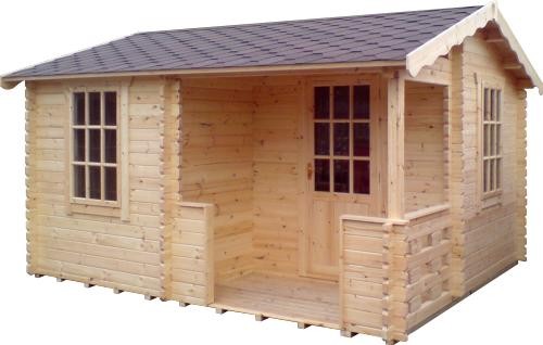 14ft x 10ft Wide Gyles Log Cabin